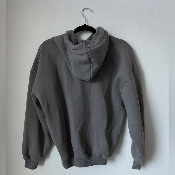 Princess Polly Oversized Charcoal Gray Hoodie - Picture 5 of 6